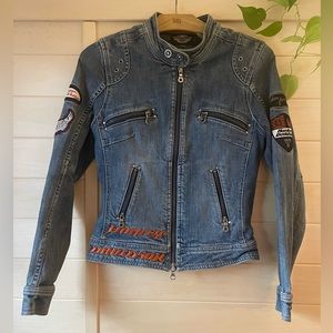 Harley Davidson No Cages Jean Jacket XS